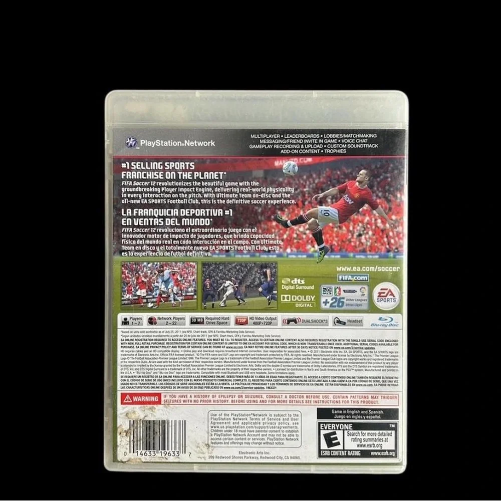 EA Sports FIFA Soccer 12 Sony PlayStation 3, 2011